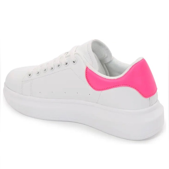 Shoes - Pink and white sneakers